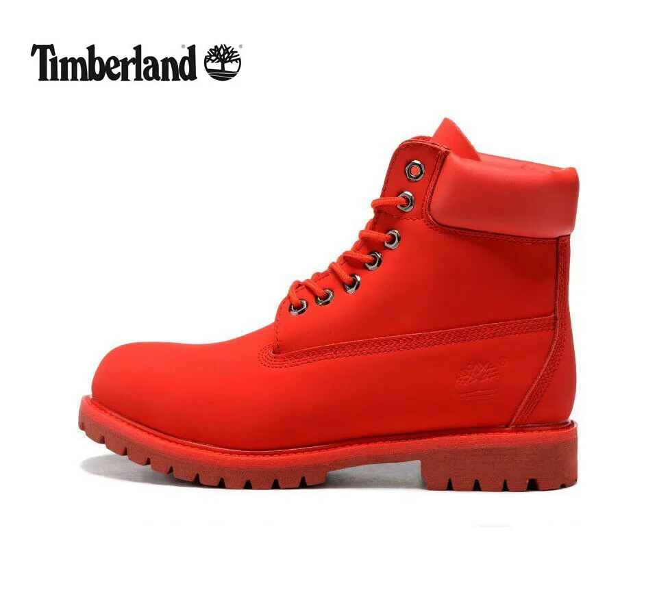 timberland red shoes