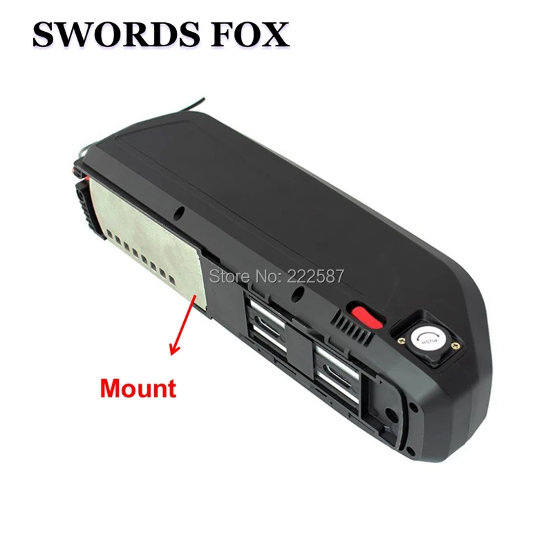 Литий ионный аккумулятор для электровелосипеда SWORDS FOX 48 В 16 Ач с USB 750 Вт 1000 30 А без