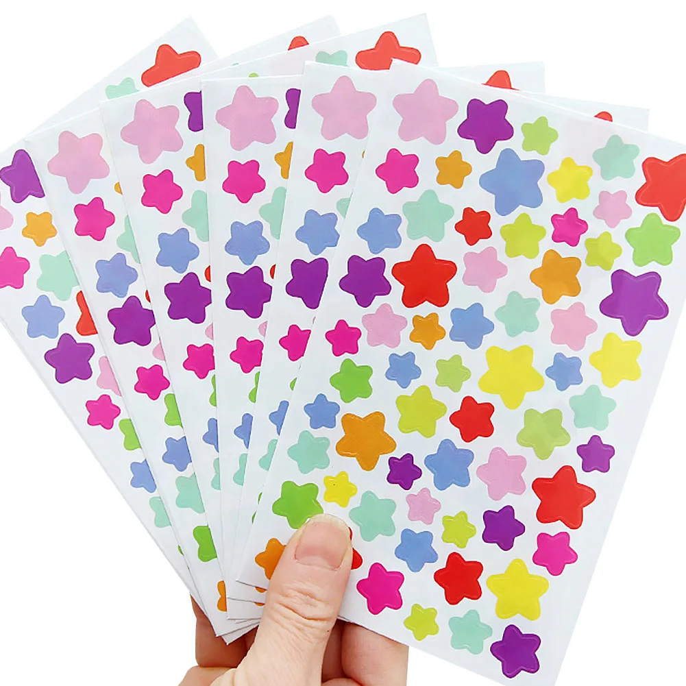 Album Sticker Paper Little Round Dots Lovely School Supplies Scrapbooking Label Cute Love Heart RFID Blocking Diary Decorative
