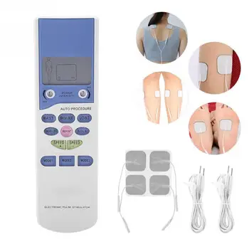 

Portable Electronic Pulse Massager Digital Meridian Physiotherapy Device Cervical Massager Full Body Relax Therapy Stimulator