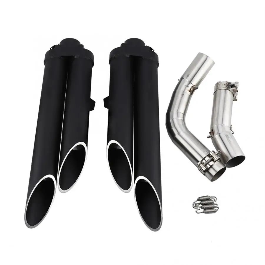 

Motorcycle Modification Exhaust Vent Middle Link Connect Pipe Tailpipe Universal for YAMAHA R1 2009 2010 2011 2012 2013 2014