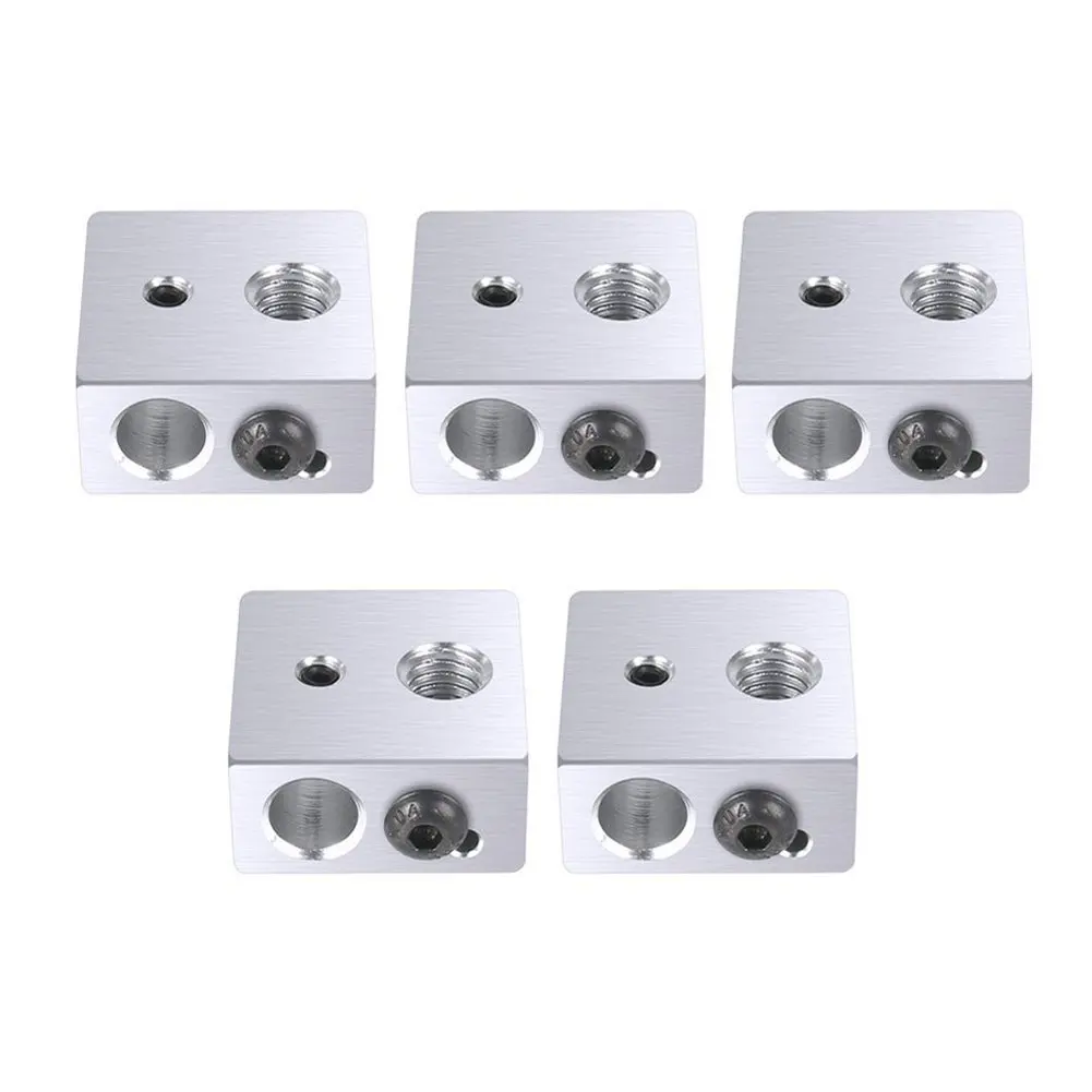 15 قطعة/مجموعة 1.75mm تفلون الحلق أنبوب + 0.4mm الطارد فوهة طباعة رؤساء + سخان كتل Hotend ل MK8 makerbot ANET A8 3D طابعة