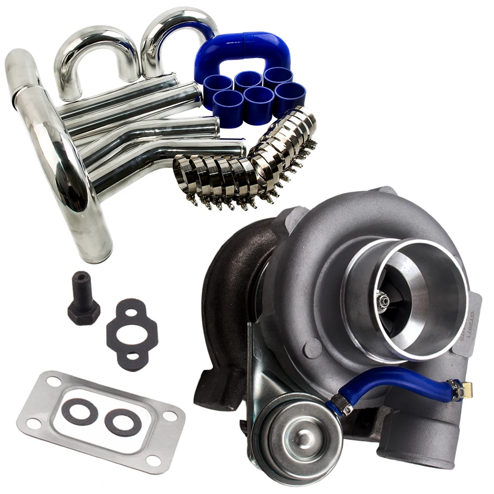 

Universal 3 Inches 3" 76mm Intercooler Pipe Kit Air Intake GT2871 GT2860 GT25 GT28 T25 T28 for SR20 CA18DET Turbo Turbocharger