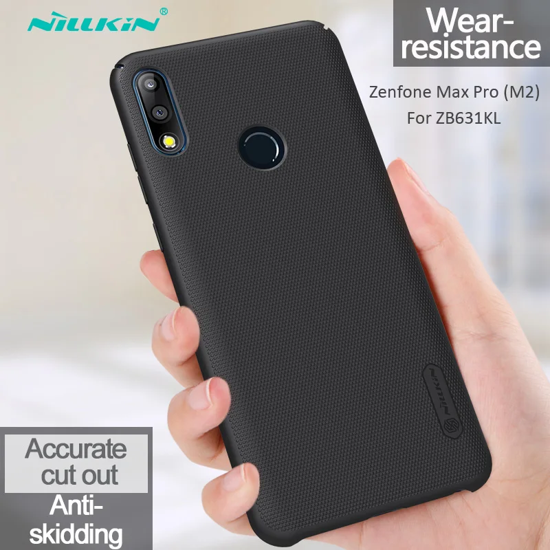 Nillkin Чехол матовый для Asus Zenfone Max Pro M2 ZB631KL жесткий Пластик задняя