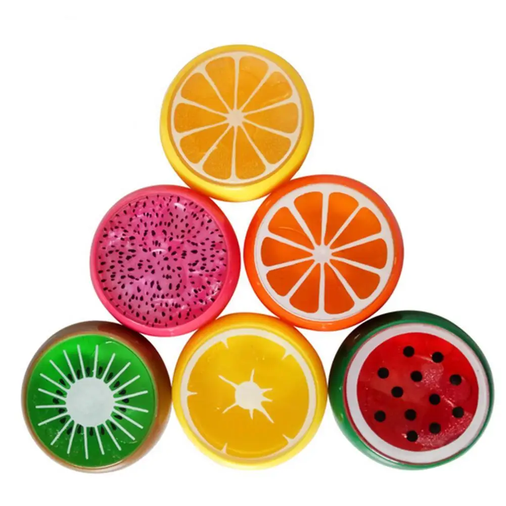 

Colorful DIY Magic Crystal Fruit Slime Putty Polymer Clay Toy Soft Rubber for Kids Intelligent Hand Plasticine Mud Playdough