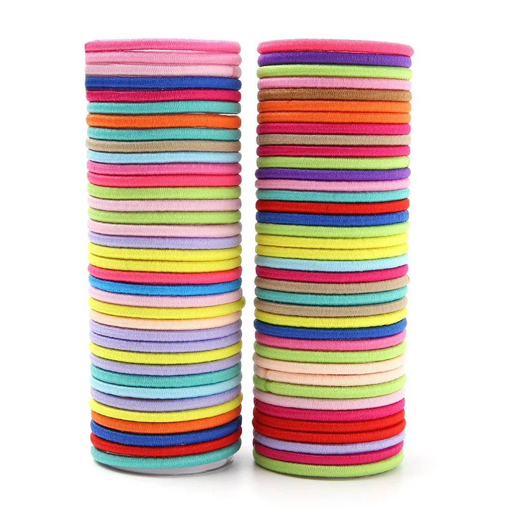 10Pc Cute Kids Elastic Tiny Hair Tie Rubber Band Girls Colorful Rope Ring Ponytail Holder Hair Accessories