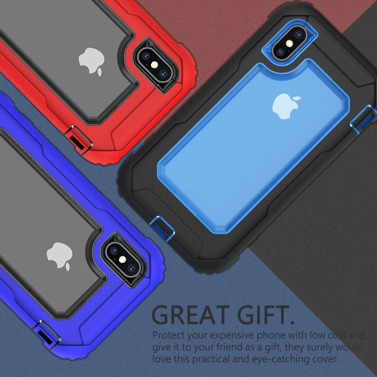 Чехол для телефона 3 в 1 iphone 7 8 6 6s Plus чехол с зажимом ремня спортивный