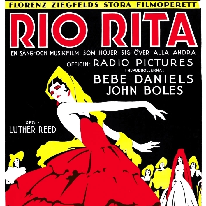 Rio Rita (Swedish Poster Art) 1929. Movie Masterprint (11 x 17) | Дом и сад