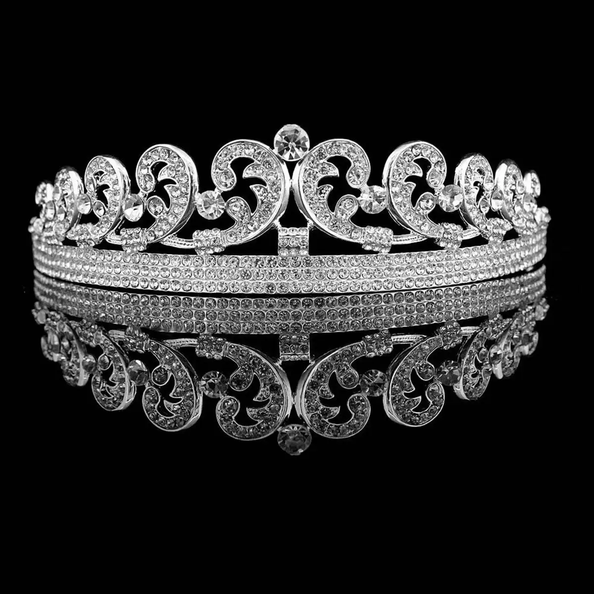 Buy New Baroque bridal Crown Wedding tiara crystal
