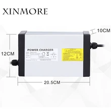 XINMORE 54,6 в 15A 14 13A литий Батарея Зарядное устройство для 48 V E-велосипед литий-ионный аккумулятор Батарея пакет AC-DC Питание для электрического инструмента