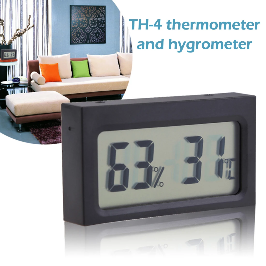 

Measuring Instruments LCD Digital Mini Thermometer Hygrometer Temperature Indoor Temperature Sensor Humidity Meter Gauge