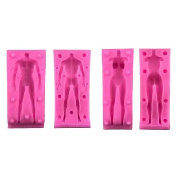 

Silicone Mold Cake Decorating tools 3D Men Women Body Molding Chocolate Moulds Fondant Pastry Kitchen Gadgets DIY Baking Molds