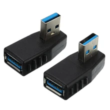 90 градусов USB 3,0 мужчина к гнезду адаптер соединитель угол удлинитель