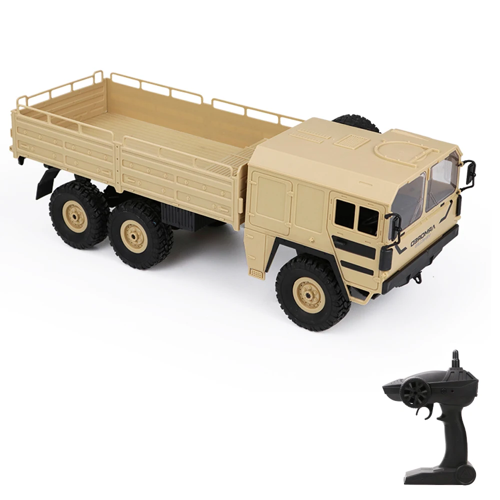 

JJR/C Q63 1:16 RC Car Off-Road Military Truck 2.4G 6WD Car with Head Lights 500g Load RC Pickup Car Gift for Kids Adults