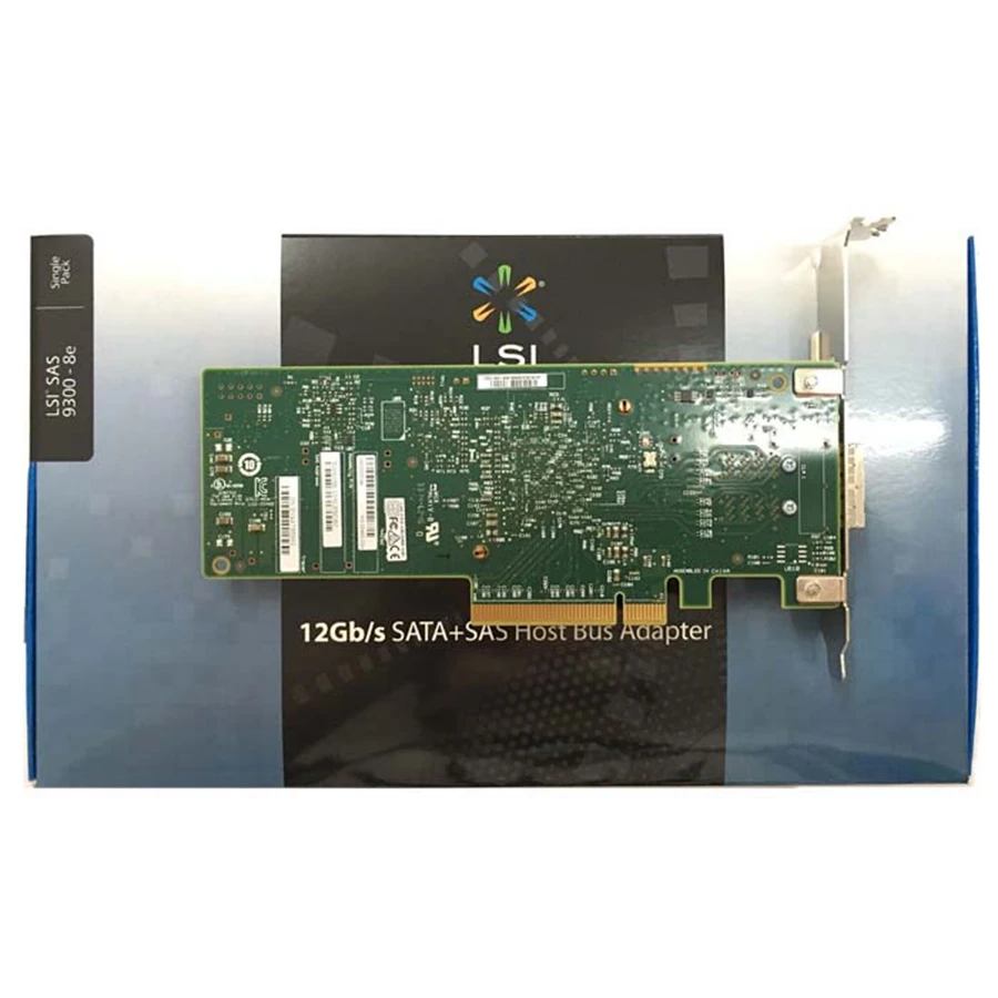 Eastforfuy Avago LSI SAS 9300-8E LSI00343 8 портов ext адаптер системной шины SFF8644 без кэш HBA PCI-E3.0 x8 контроллер карты