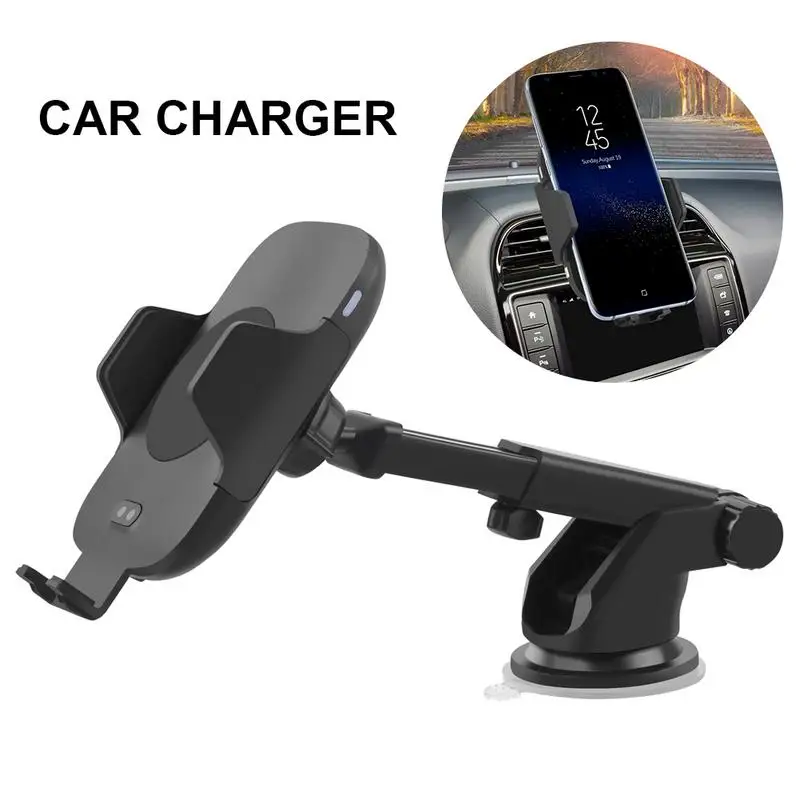 

C9A Automatic Intelligent Induction Car Wireless Charger Adjustable Phone Holder 2019 New Product