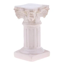 Для сада диорама двор декорации смолы римская колонна столб модель миниатюрный