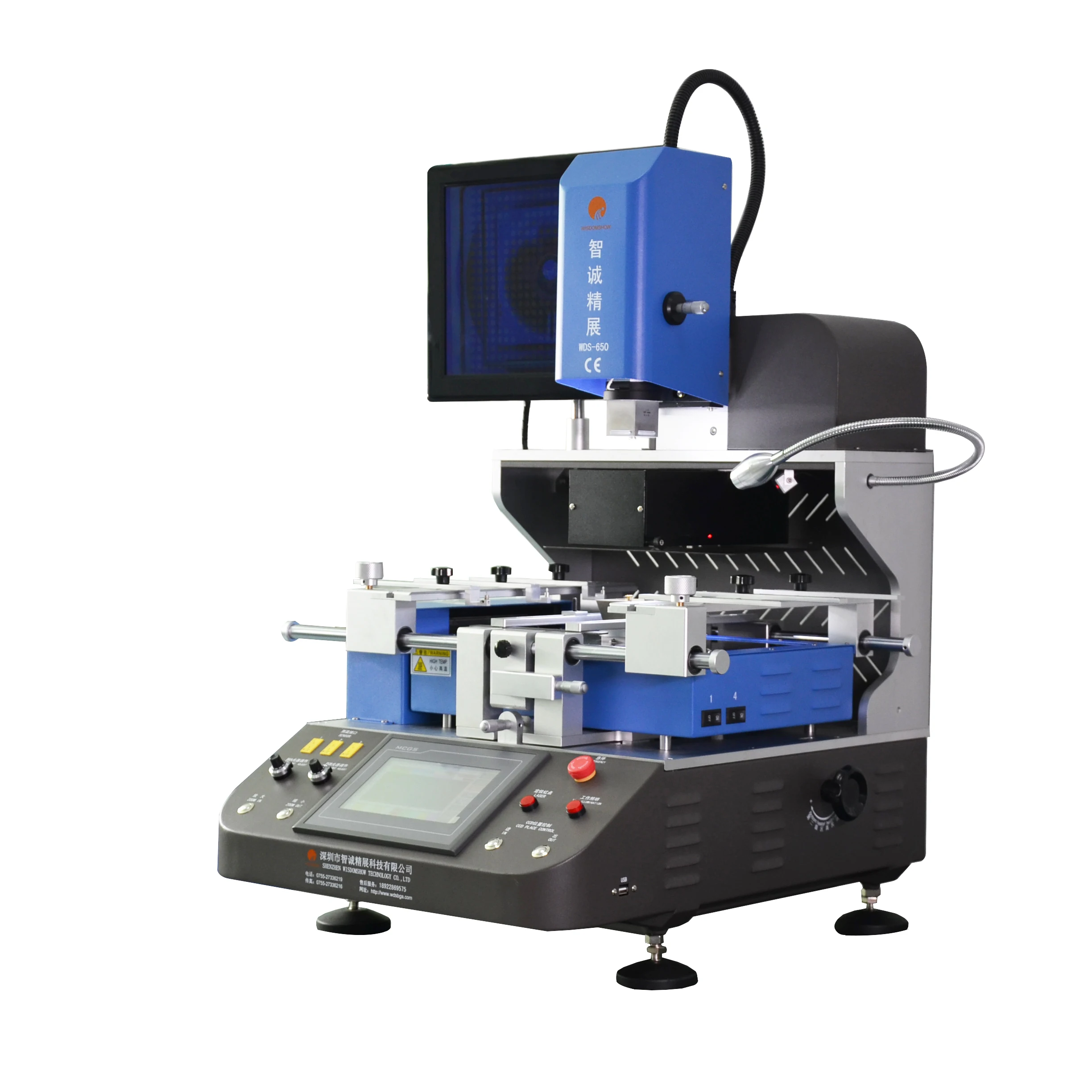 

Semi automatic bga rework station WDS-650 with auto optical mounting system bga machine