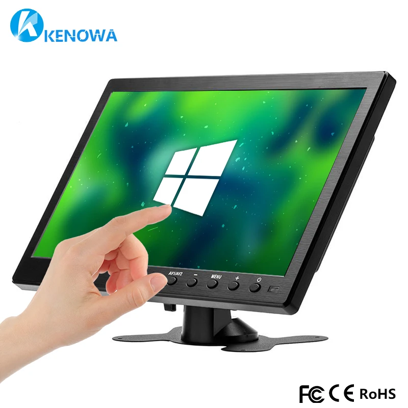 

10.1-inch touch screen,1280*800 mini cctv HDMI Capacitive LED Monitor Industrial VGA/AV USB Computer PC Car Display