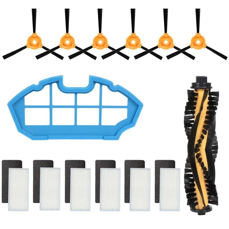 Набор аксессуаров для робота-пылесоса Deebot N79S & N79-1 основная щетка + 6 фильтров + 6 боковых кистей
