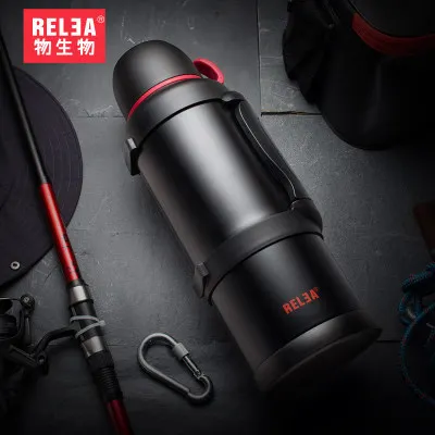 4L/2,8L Thermos Palack Lombik Családi Vízforraló Kültéri Dupla Fallal Rendelkezik Rozsdamentes Acél Vákuumszigetelt Kapacitásom - Image 2