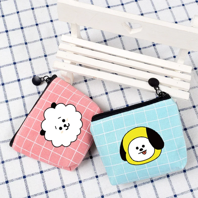 

Bt21 Wallet Cartoon Lovely bts koya chimmy shooky kpop storage bag