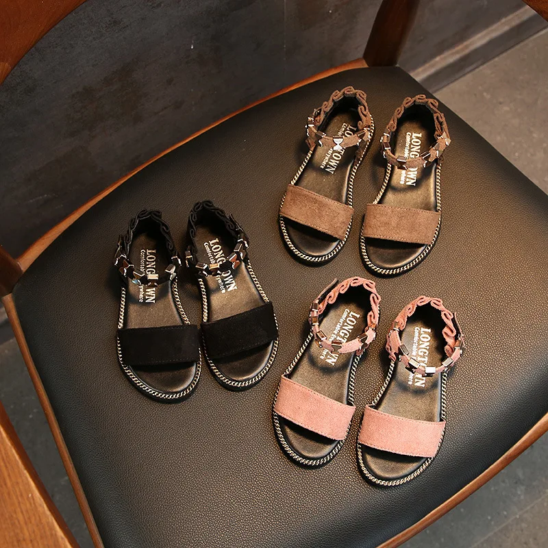 2019 الصيف جديد أزياء الأطفال المفتوح الأصابع أحذية الفتيات الأميرة الصنادل ارتداء مقاومة لينة سوليد زلق المقاومة 2019 الصيف جديد أزياء الأطفال المفتوح الأصابع أحذية الفتيات الأميرة الصنادل ارتداء مقاومة لينة سوليد زلق المقاومة