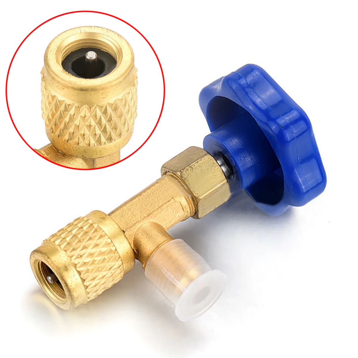 

1pc Valve Bottle Opener Dispensing Refrigerant for R22 R134a R410A 1/4SAE Connector
