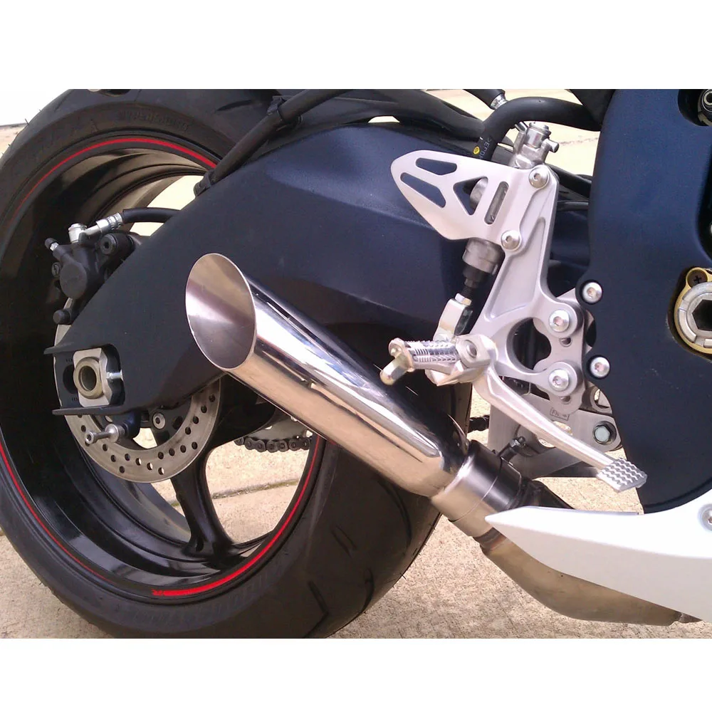 Мотоцикл коротышка без шнуровки выхлопной системы для Suzuki GSXR1000 GSX-R 1000 2012- Средний трубы с глушителем трубы ссылку