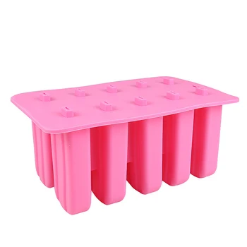 

10 Gel Ice Cream Mould, Popsicle Mold, Ice Cream Tray, Puck Ice Cream Freeze Tray Ice Cream Tubs Square Tray