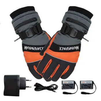 

2018 New Winter USB Hand Warmer Electric Thermal Gloves Rechargeable Battery Heated Gloves Cycling Motorcycle Ski Gloves Unisex