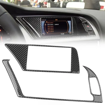 

For Audi A4 A5 GPS Navigator Panel Trim Interior Frame Decoration Protector Trim 2009 2010 2011 2012 2013 2014 2015 2016