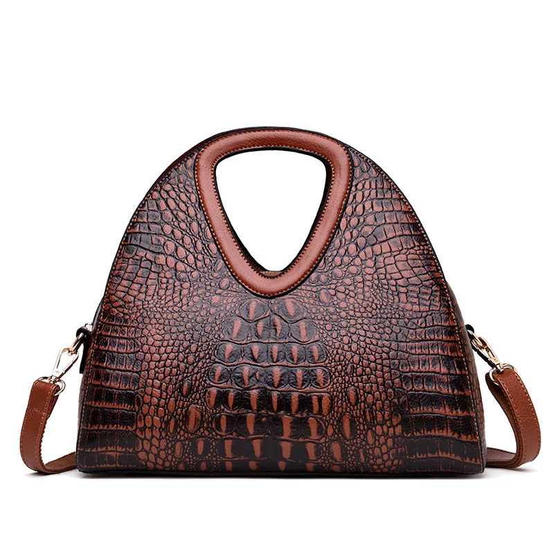 Женская сумочка из кожи аллигатора, роскошный дизайн, брендовые кожаные женские сумки на плечо, женские сумки для рук