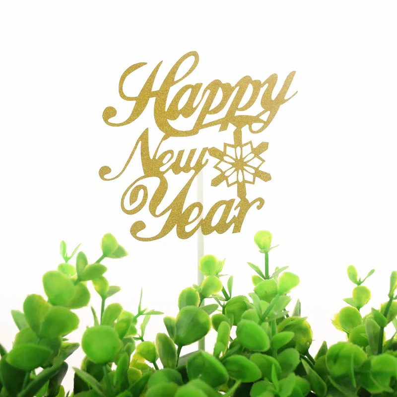 Топпер для торта с надписью Happy New Year|Товары украшения тортов| |