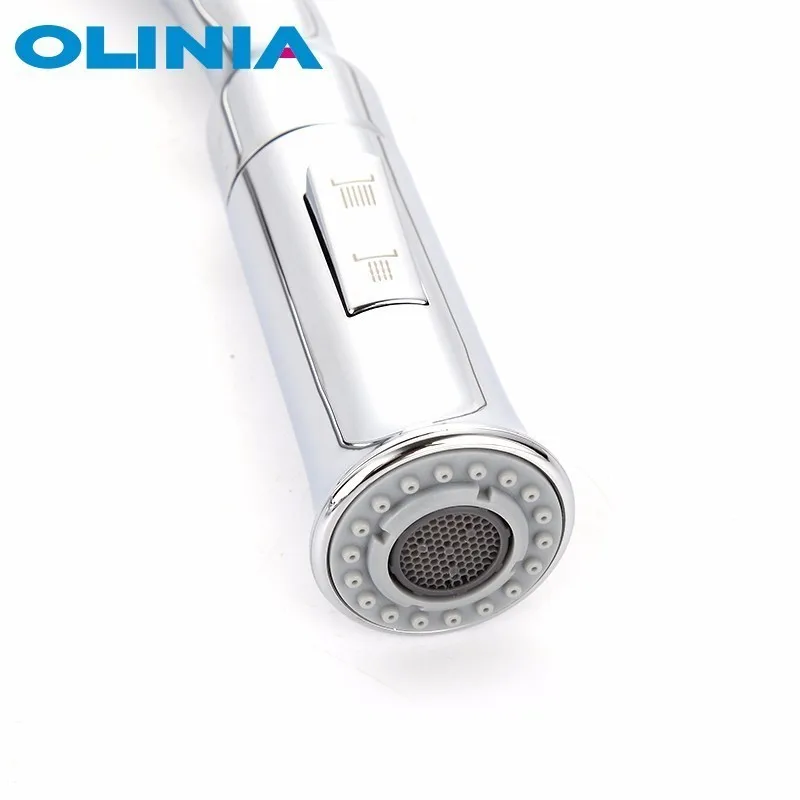 Кухонный Смеситель Olinia OL82158 гибкий кран с двойным распылителем вращение на 360