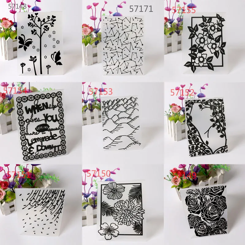 

Food Grade Photo Album Template Embossing Folder Wedding Party Card Making Plastic Paper Craft Scrapbooking