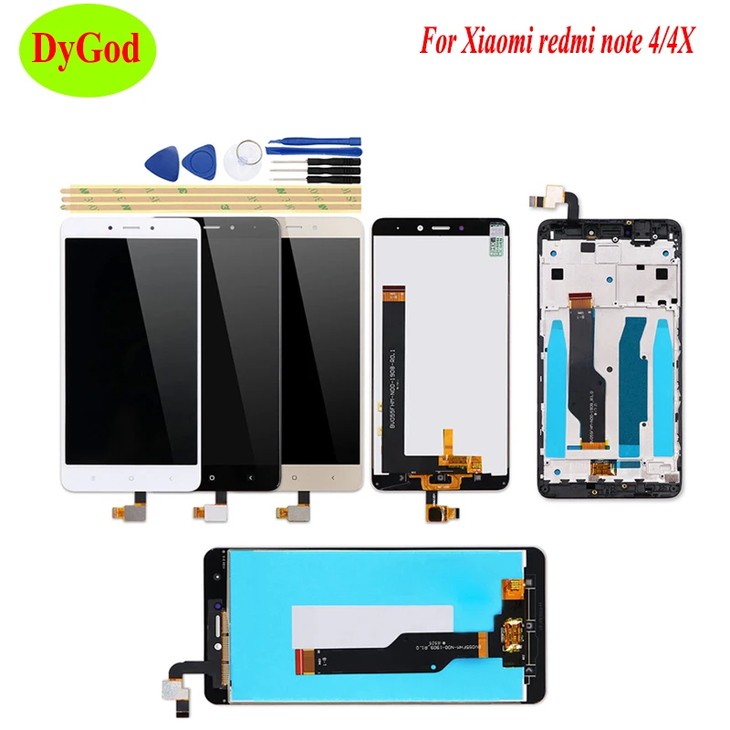Для Xiaomi redmi note 4 Redmi 4X с рамкой ЖК-дисплей сенсорный экран дигитайзер часть +