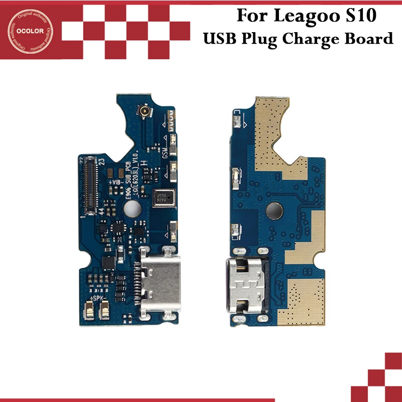 USB разъем ocolor для Leagoo S10 плата зарядки в сборе запасные части мобильный телефон