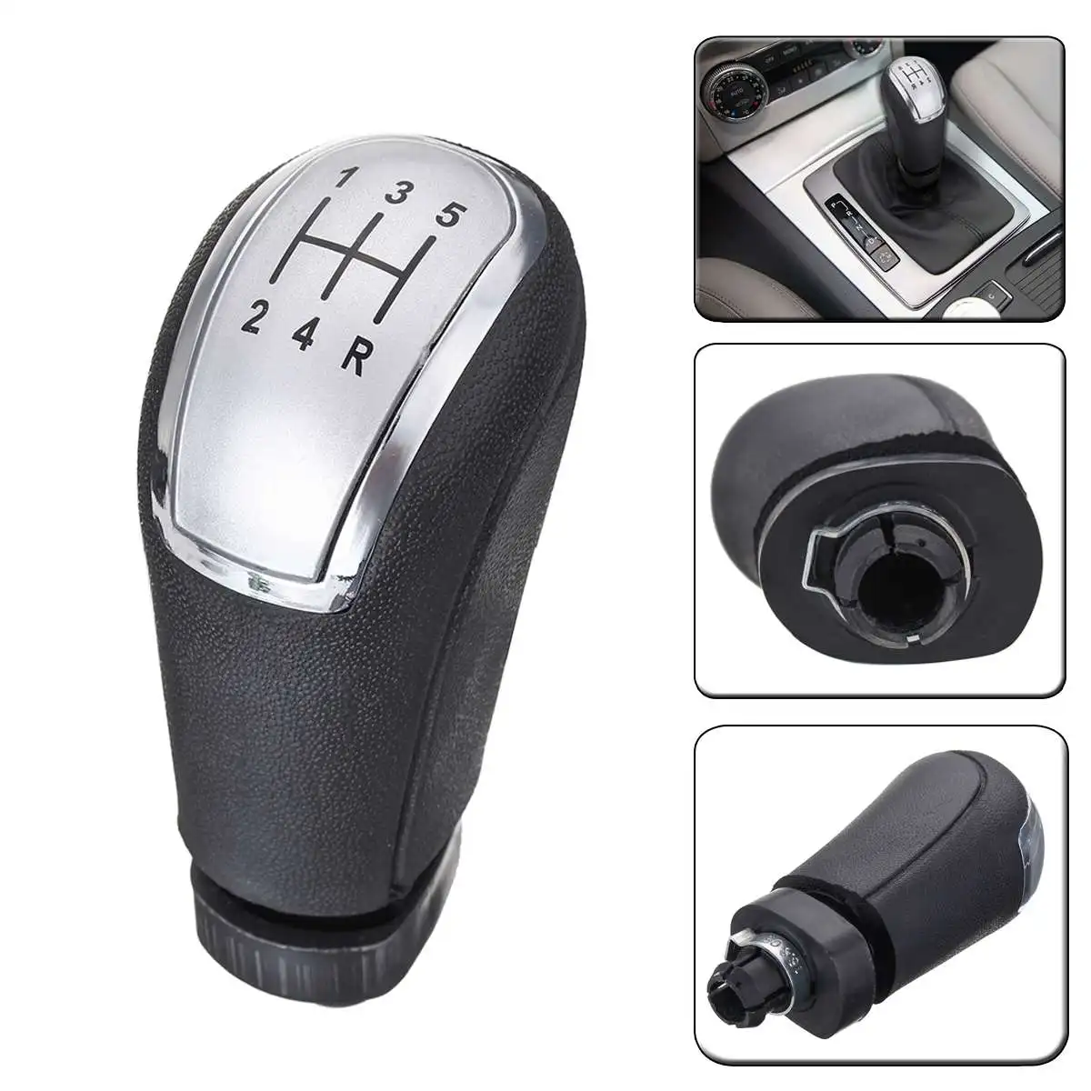 

5 Speed Car Manual Gear Shift Knob Shifter Lever Stick For Mercedes A - CLASS W168 1997-2004