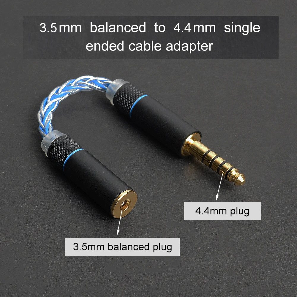 OKCSC аудио кабель-адаптер 4,4 мм штекер 3,5 мм Женский 4 ядра один кристалл медь для SONY P