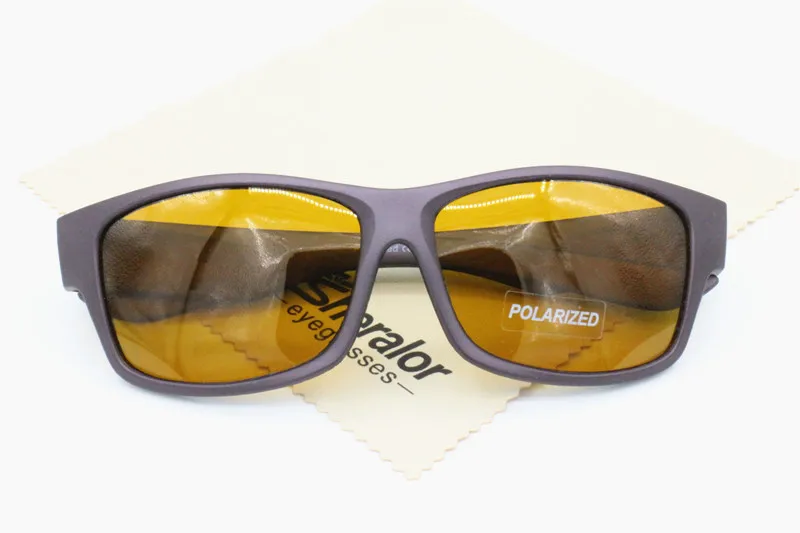 С защитой от УФ-излучения Очки Подходит более игровые очки UV400 поляризованные анти-скольжения квадратный fullim удобно носить на orange цвета солнцезащитных очков