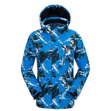 Для мужчин Для женщин Цветочный лыжный костюм зимняя Водонепроницаемый ветрозащитная теплая зимняя одежда лыжные комплекты куртка+ брюки Лыжный Спорт Сноубординг