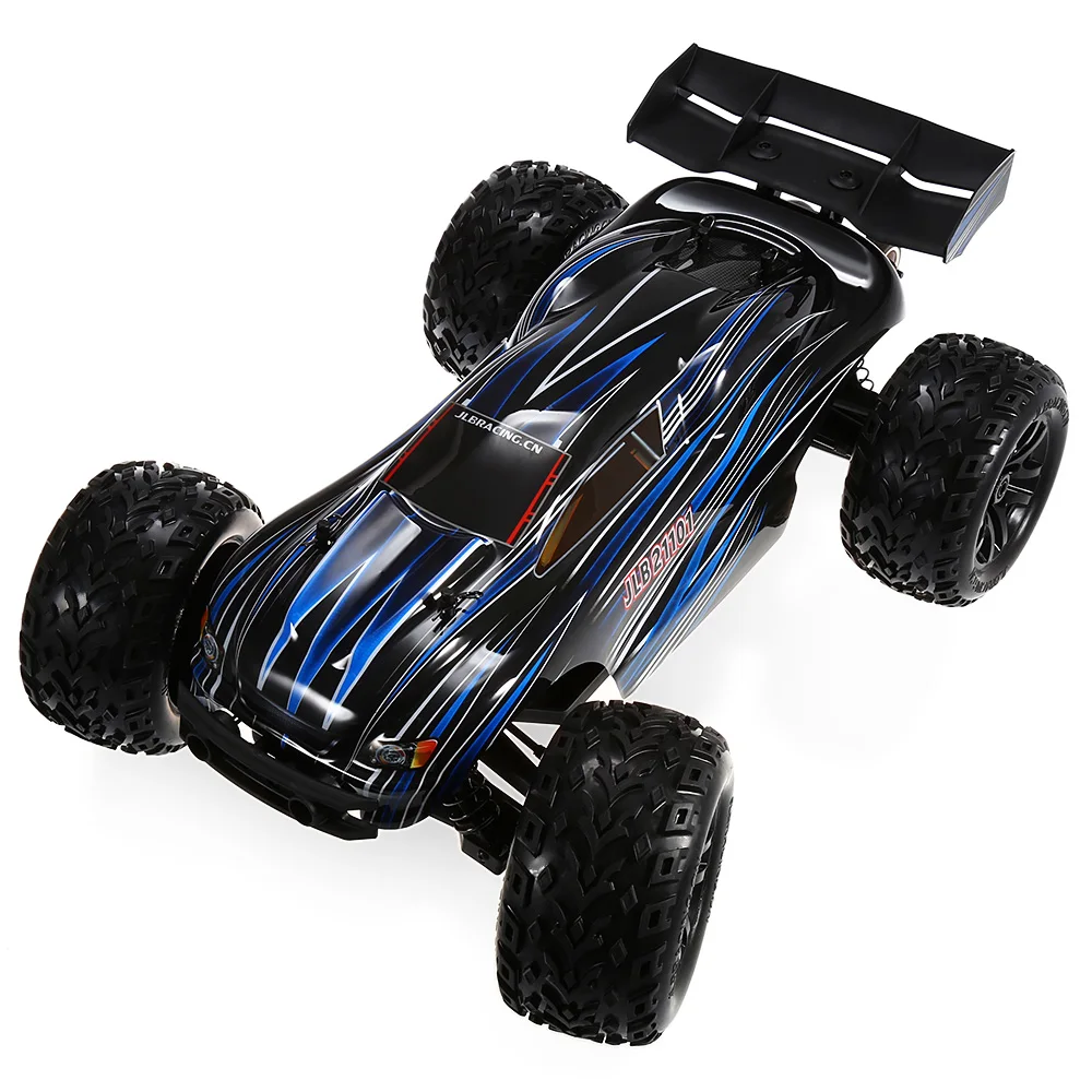 

JLB Racing 21101 RC Cars 1:10 4WD RC Brushless Off-Road Truck 80km/H 2.4GHz 2CH With Splashproof Anti-Shock Wheelie Function Car