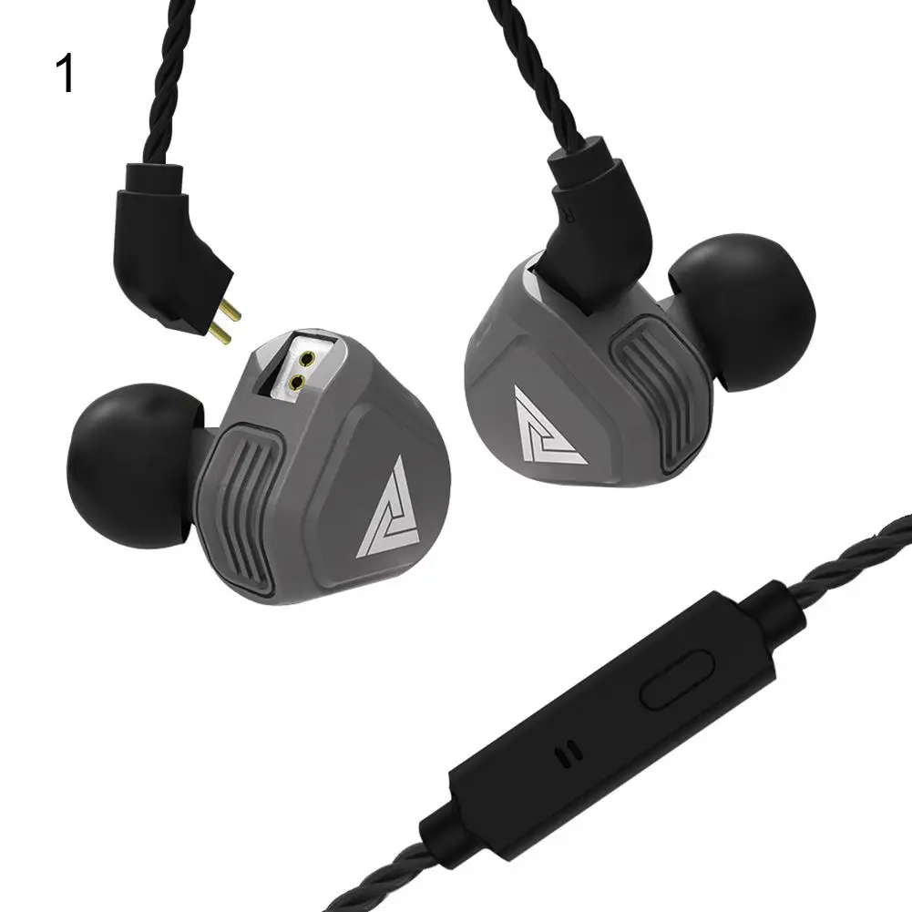 SHOOT QKZ VK2 Detachable In Ear HIFI Earphones Sports Heavy Bass Music