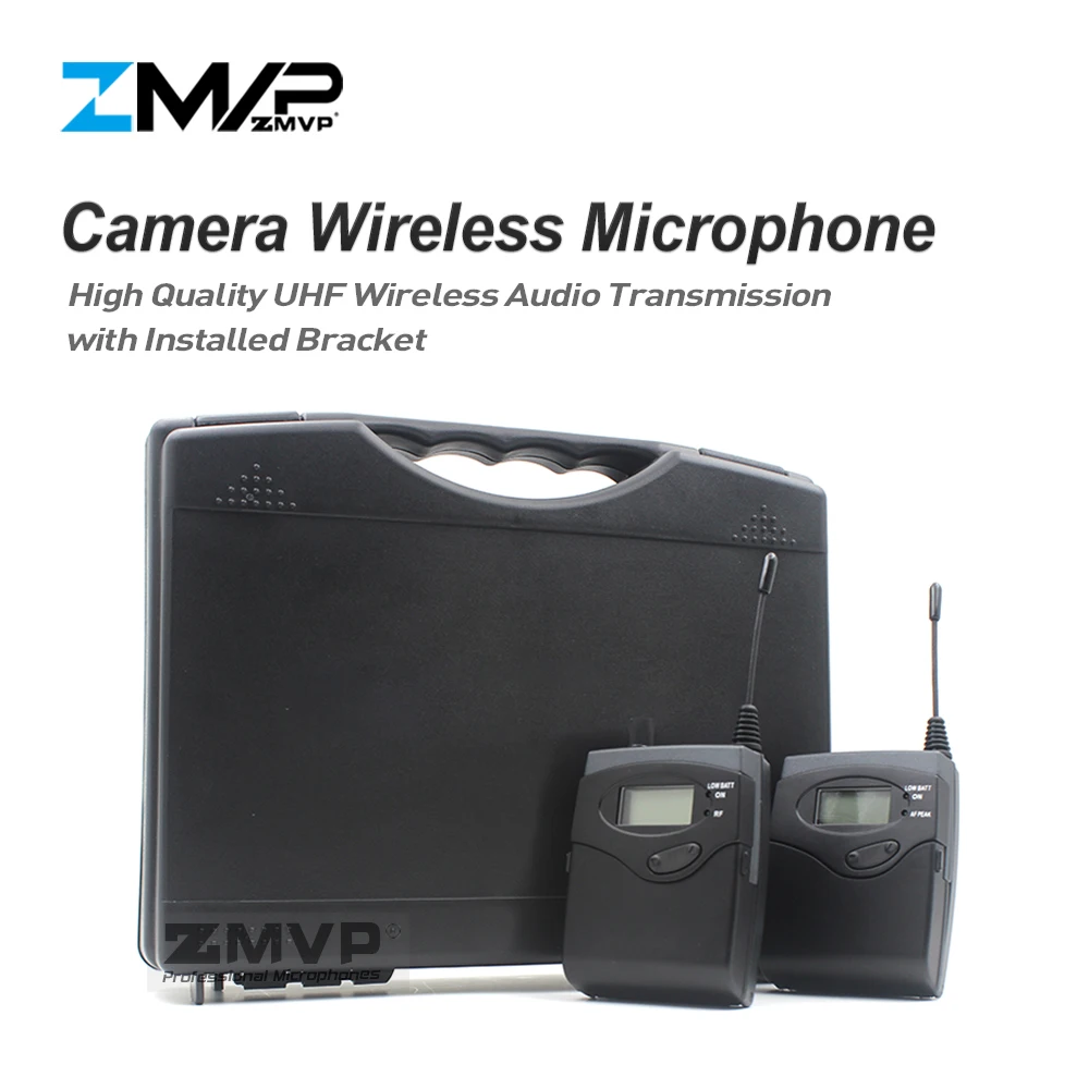 

Free Shipping! 1038 Professional Portable Wireless Microphone System with Bodypack Transmitter For DV DSLR Camera Camcorder