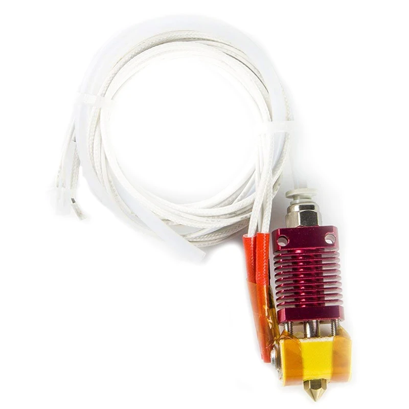 

3D Printer Extruder Hot End Kit MK8 0.4mm Nozzle with Aluminum Heating Block for Ender 3 Pro Creality