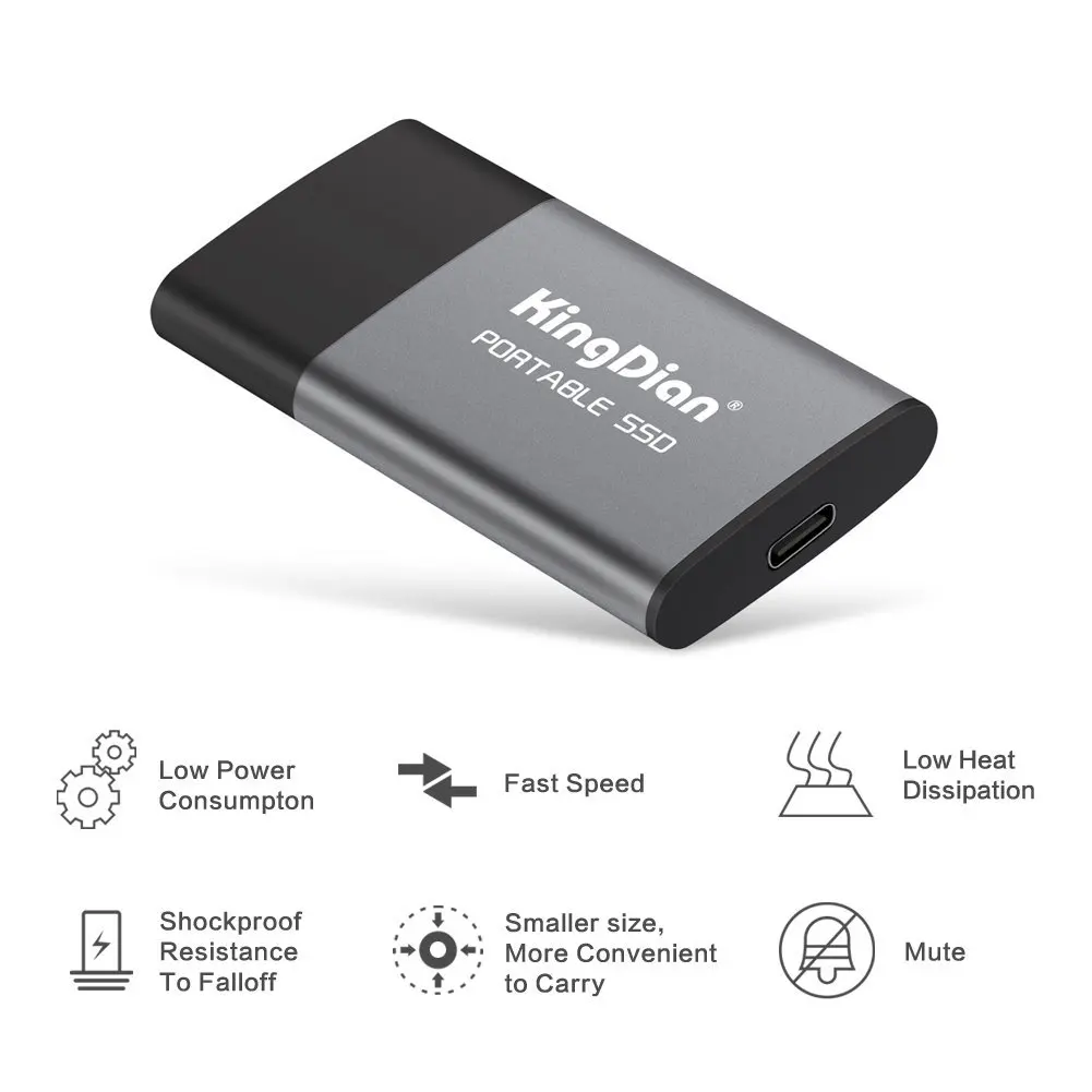  KingDian 120gb Externe SSD USB 3.0 Tragbare Solid State Drive (120 GB)