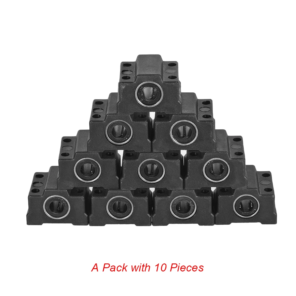 

10pcs SCS8UU 8mm Linear Motion Ball Bearing Slide Block Unit For CNC 3D Printer Kit DIY Parts Accessory