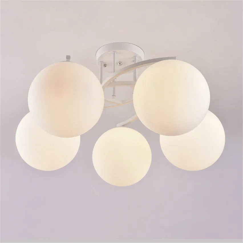 

Modern Simple round glass Led ceiling lights plafond lamp for home living room lights ceiling light fixture bedroom lamps