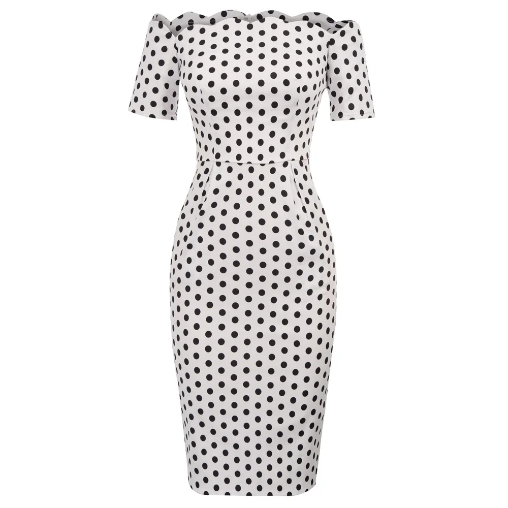 

Vintage Short Sleeve dresses summer ladies party office work wear Off Shoulder Cotton Hips-Wrapped Bodycon Pencil vestido Dress